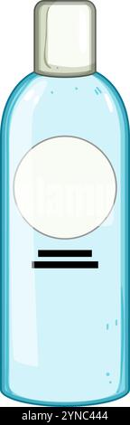 illustrazione vettoriale di shampoo nutriente per bambini Illustrazione Vettoriale