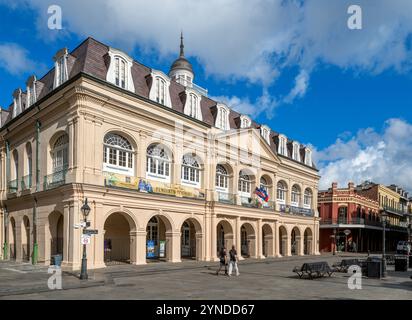 Presbytère, Jackson Square, quartiere francese, New Orleans, Louisiana, STATI UNITI Foto Stock