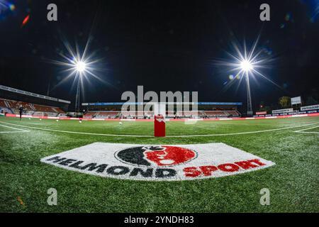 HELMOND , 25-11-2024 , Stadio GS Staalwerken , football, Keukenkampioen divisie , stagione 2024 / 2025 , Vista interna Staalwerken Stadio GS prima della partita Helmond Sport - ADO den Haag Foto Stock