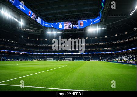 Madrid, Espagne. 5 novembre 2024. Vista generale durante la partita di calcio MD4 della UEFA Champions League tra il Real Madrid CF e l'AC Milan il 5 novembre 2024 allo stadio Santiago Bernabeu di Madrid, Spagna - foto Matthieu Mirville/DPPI Credit: DPPI Media/Alamy Live News Foto Stock