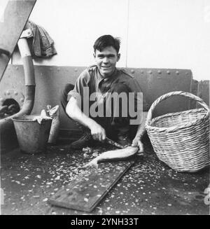 CH-NB - Portogallo, Lissabon (Lisboa)- Schiff Urola Bilbao - Annemarie Schwarzenbach Foto Stock