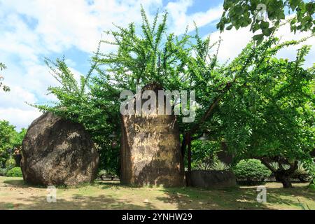 Pagoda Hue Nghiem in 299B Luong Dinh Cua Street, Binh Khanh Ward, District 2, ho chi Minh City 70000, Vietnam Foto Stock