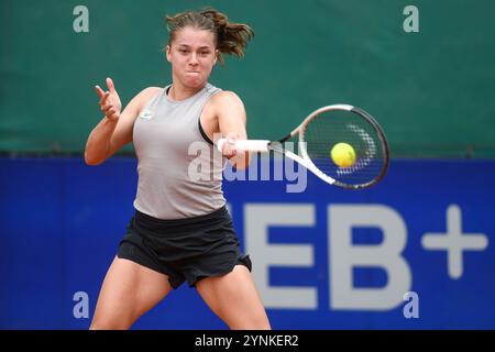Buenos Aires (25 novembre 2024). Maja Chwalinska (Polonia) gioca al WTA 125 Argentina Open 2024. Crediti: Mariano Garcia/Alamy Live News Foto Stock