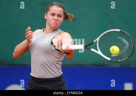 Buenos Aires (25 novembre 2024). Maja Chwalinska (Polonia) gioca al WTA 125 Argentina Open 2024. Crediti: Mariano Garcia/Alamy Live News Foto Stock