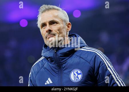 Firo: 23 novembre 2024, calcio, calcio, 2a lega, 2a Bundesliga, stagione 2024/2025, HSV Hamburg Hamburg Hamburg - Schalke 04 coach Kees van Wonderen (FC Schalke 04) ritratto, Foto Stock