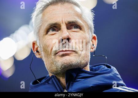 Firo: 23 novembre 2024, calcio, calcio, 2a lega, 2a Bundesliga, stagione 2024/2025, HSV Hamburg Hamburg Hamburg - Schalke 04 coach Kees van Wonderen (FC Schalke 04) ritratto, Foto Stock