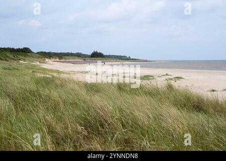 Spiaggia di sabbia di Nieblum Foto Stock