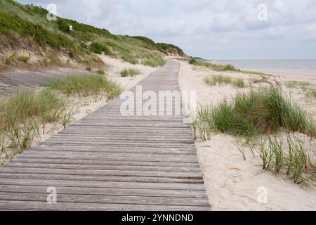 Spiaggia di sabbia di Nieblum Foto Stock