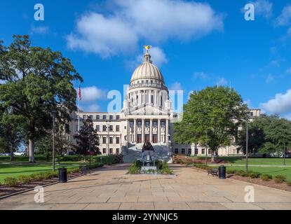 Mississippi State Capitol, Jackson, Mississippi, Stati Uniti Foto Stock