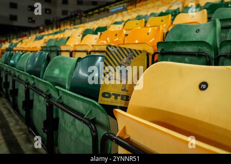 Norwich, Regno Unito. 26 novembre 2024. Una visione dettagliata del programma del match The Sky Bet Championship Match Norwich City vs Plymouth Argyle a Carrow Road, Norwich, Regno Unito, 26 novembre 2024 (foto di Izzy Poles/News Images) a Norwich, Regno Unito il 26/11/2024. (Foto di Izzy Poles/News Images/Sipa USA) credito: SIPA USA/Alamy Live News Foto Stock