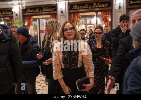 Torino, Italia. 26 novembre 2024. Ornella Muti pone davanti alla fotocall del film &#x201c;romanzo popolare&#x201d; durante il 42° Torino Film Festival di Torino, il 24 novembre 2024. Italia - News - martedì 26 novembre 2024. (Foto di Marco Alpozzi/Lapresse) credito: LaPresse/Alamy Live News Foto Stock