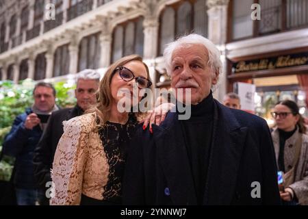 Torino, Italia. 26 novembre 2024. Ornella Muti e Michele Placido posano prima della fotocall del film &#x201c;romanzo popolare&#x201d; durante il 42° Torino Film Festival di Torino, il 24 novembre 2024. Italia - News - martedì 26 novembre 2024. (Foto di Marco Alpozzi/Lapresse) credito: LaPresse/Alamy Live News Foto Stock