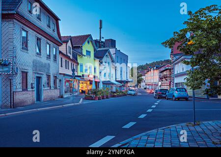 NEUSTADT BEI COBURG, BAVIERA, GERMANIA - CIRCA MAGGIO 2022: Il paesaggio urbano di Neustadt BEI Coburg, Germania. Foto Stock