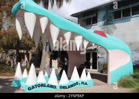 Ingresso Gatorland Orlando, Florida USA Foto Stock