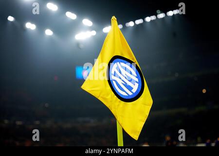 Milano, Italia. 26 novembre 2024. Lo stadio ha preceduto la partita di calcio della UEFA Champions League tra Inter e Lipsia allo stadio San Siro di Milano, Italia settentrionale - martedì 26 novembre 2024. Sport - calcio . (Foto di Spada/LaPresse) credito: LaPresse/Alamy Live News Foto Stock