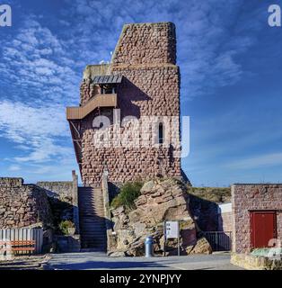 Il castello imperiale di Kyffhausen (Reichsburg Kyffhausen) nello stato tedesco della Turingia Foto Stock