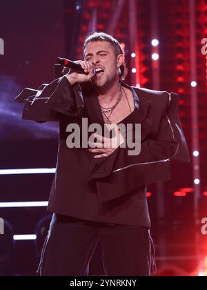 Roma, studi Rai via Asiago, programma televisivo "Sanremo giovani". Nella foto: Bosnia Foto Stock