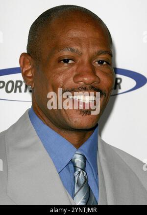 Maurice Greene al 22° Annual Sports Spectacular tenutosi presso l'Hyatt Century Plaza Hotel a Century City, USA il 3 giugno 2007. Foto Stock