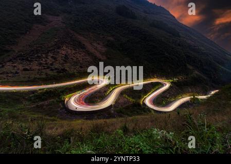 Passo Tham ma a ha Giang provice, Vietnam Foto Stock