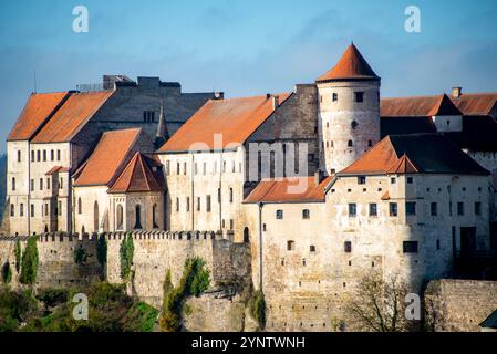 Castello di Burghausen in Baviera - Germania Foto Stock