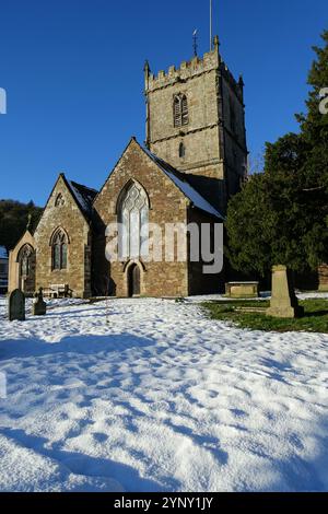 St Laurence's Church, Church Stretton, Shropshire, Regno Unito Foto Stock