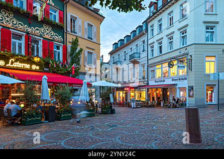 BADEN-BADEN, BADEN-WUERTTEMBERG, GERMANIA - CIRCA AGOSTO 2023: Il paesaggio urbano di Baden-Baden, Germania. Foto Stock