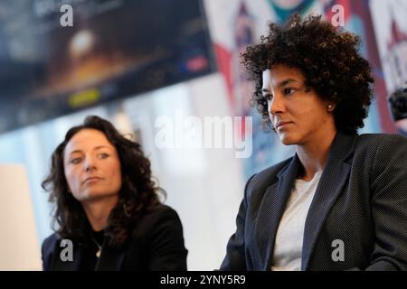 Torino, Italia. 27 novembre 2024. Sara Game durante la conferenza di presentazione del Golden Boy 2024. Torino, nord italia - 27 novembre 2024 (foto di Fabio Ferrari/LaPresse) credito: LaPresse/Alamy Live News Foto Stock