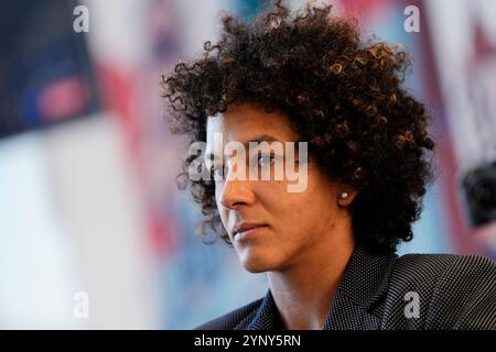 Torino, Italia. 27 novembre 2024. Sara Game durante la conferenza di presentazione del Golden Boy 2024. Torino, nord italia - 27 novembre 2024 (foto di Fabio Ferrari/LaPresse) credito: LaPresse/Alamy Live News Foto Stock