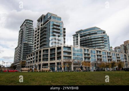 Edifici in Marine Parade Drive a Etobicoke, Toronto, Ontario, Canada Foto Stock