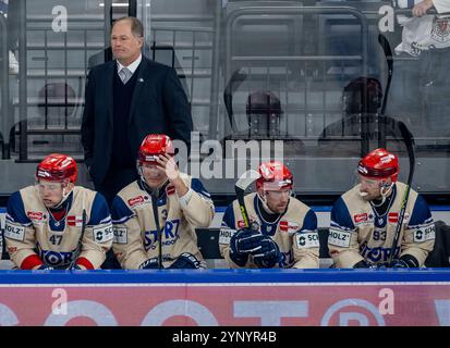 Steve Walker (Chef-Trainer, Schwenninger Wild Wings). GER, EHC Red Bull Muenchen vs. Schwenninger Wild Wings, Eishockey, DEL, 20. Spieltag, Saison 2024/2025, 26.11.2024. Foto: Eibner-Pressefoto/Heike Feiner Foto Stock