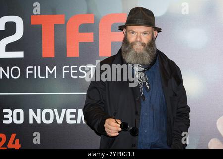 Torino, Italia. 27 novembre 2024. L'attore Darko Peric (Darko Perić) photocall al Torino Film Festival 2024 crediti: Marco Destefanis/Alamy Live News Foto Stock