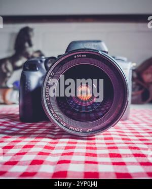 Macchina fotografica di DSLR Foto Stock
