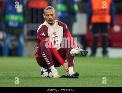 Leroy SANE, FCB 10 in League Phase MD5 Match FC BAYERN MUENCHEN - PARIS SG 1-0 della UEFA Champions League nella stagione 2024/2025 a Monaco, 26 novembre 2024, FCB, 5. Spieltag, München fotografo: Peter Schatz Foto Stock