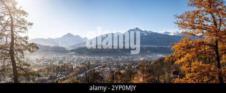 Blick auf die Stadt Innsbruck. Innsbruck Tirolo Österreich *** Vista della città di Innsbruck Innsbruck Tirolo Austria Foto Stock