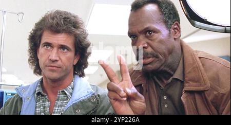 LETHAL WEAPON 3 film della Warner Bros. Del 1992 con Mel Gibson e Danny Glover Foto Stock