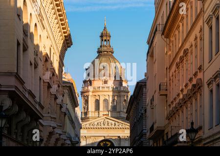 Cupola della Basilica di Santo Stefano a Budapest Foto Stock