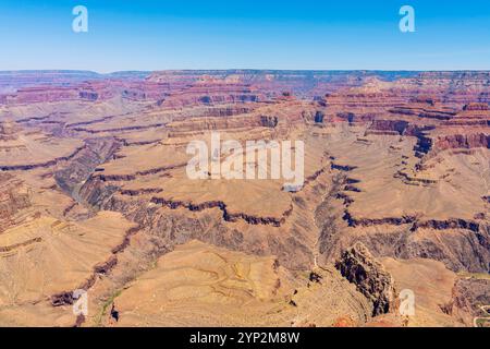 Grand Canyon, Pima Point, Parco Nazionale del Grand Canyon, Patrimonio dell'Umanità dell'UNESCO, Arizona, Stati Uniti d'America, Nord America Foto Stock