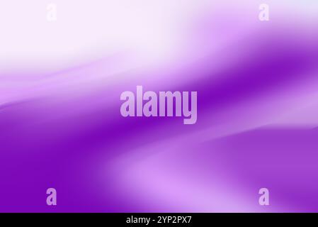 Sfondo sfumato viola astratto con onde morbide Foto Stock