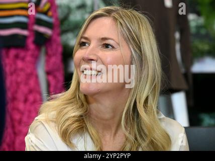 Lisa Faulkner. Ideal Home Show Christmas, Olympia, Londra, Regno Unito Foto Stock