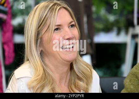 Lisa Faulkner. Ideal Home Show Christmas, Olympia, Londra, Regno Unito Foto Stock