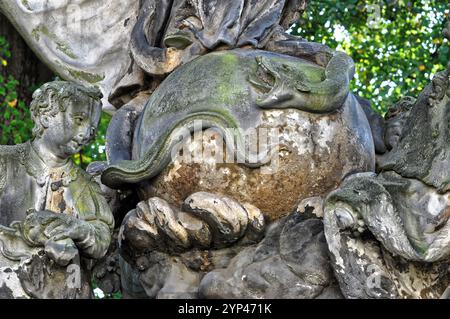 Klášter V Doksanech / Monastero di Doksany Foto Stock