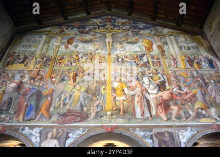 Chiesa di Santa Maria degli Angeli, Lugano, Repubblica e Cantone Ticino, Svizzera, Svizzera, Svizzera, Svizzera, Svizzera, Svájc, Europa Foto Stock