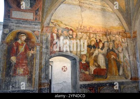 Chiesa di Santa Maria degli Angeli, Lugano, Repubblica e Cantone Ticino, Svizzera, Svizzera, Svizzera, Svizzera, Svizzera, Svájc, Europa Foto Stock