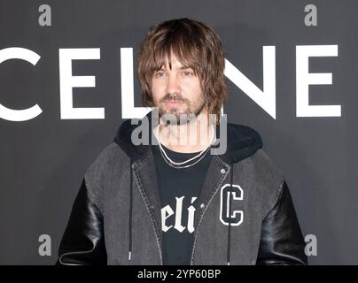 Seoul, Corea del Sud. 28 novembre 2024. Il gruppo Tame Impala Kevin Paker, partecipa a una chiamata fotografica per l'evento aperto di punta di Celine Cheongdam a Seoul, Corea del Sud, il 28 novembre 2024. (Foto di Lee Young-ho/Sipa USA) credito: SIPA USA/Alamy Live News Foto Stock
