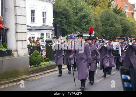 Modifica della guardia al Castello di Windsor Foto Stock