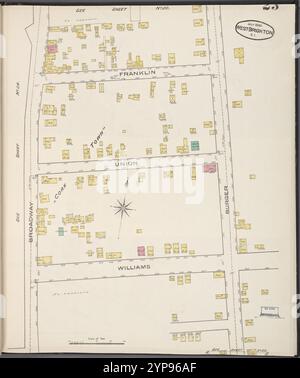 Staten Island, piatto n. 23 [Mappa delimitata da Burger, Williams, Broadway] 1884 - 1936 Foto Stock