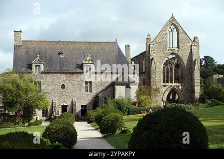 Beauport Abbey, Francia, Bretagna, dipartimento Cotes-d’Armor, Paimpol Foto Stock