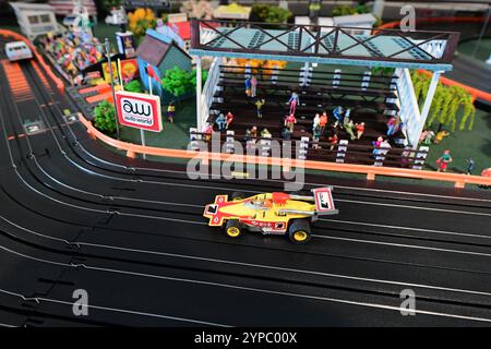 Corse di slot car in scala HO Foto Stock