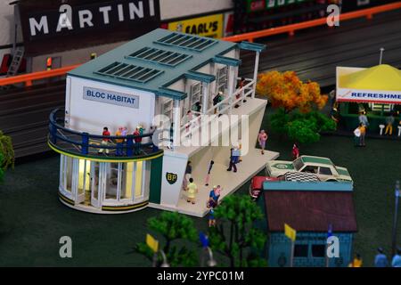 Corse di slot car in scala HO Foto Stock