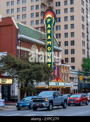 Paramount Theatre, Congress Avenue, Austin, Texas, Stati Uniti Foto Stock